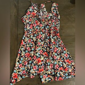 Zara medium floral wrapped dress